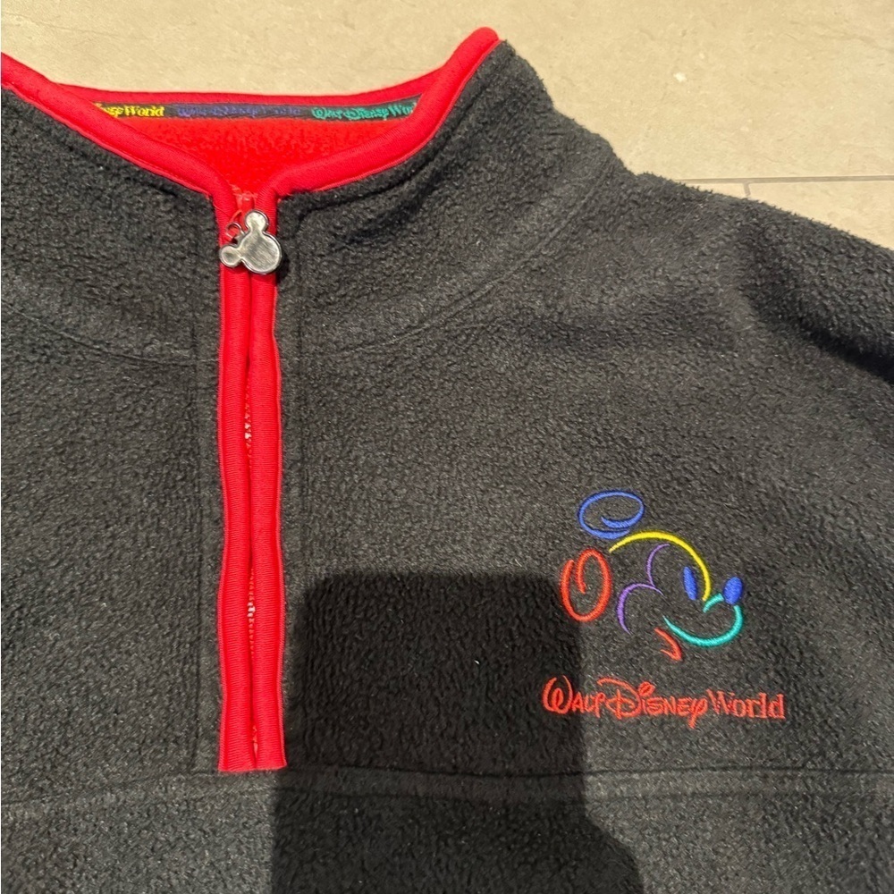Walt Disney World 1/4 Zip Fleece Sz XL - Picture 2 of 5